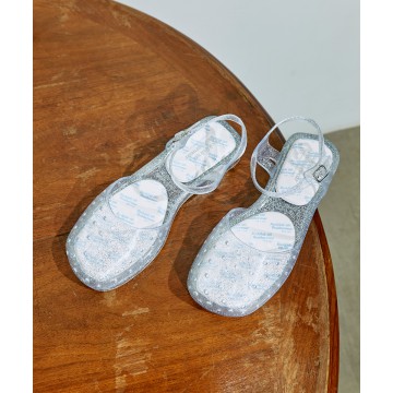 [韓國限時優惠 14/05 18:00 截單] rockfish-weatherwear - GLAIR SLINGBACK SANDALS - GLITTER SILVER5