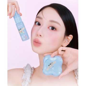 韓國 Olive Young 特別優惠套裝 - Etude House X Cinnamoroll 聯名「清爽定妝」組合 [ Cloud Filter Cushion 15g + Soft Fix Makeup Fixer 柔霧定妝噴霧 30mL + Powder Puff  粉撲 1入  (數量有限,送完為止)