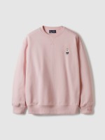 韓國直送 WHO.A.U -  Steve Sweatshirt(Brushed) (LIGHT PINK)