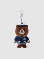 韓國直送 WHO.A.U -  WAU Steve Campus Keyring (NAVY)