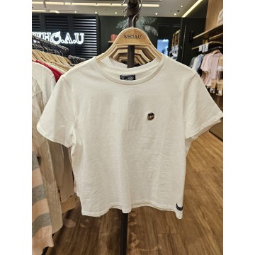 韓國直送 WHO.A.U - Steve Head Patch T-shirt(Crop Fit)