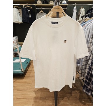 韓國直送 WHO.A.U - Steve Head Patch T-shirt(Comfort Fit)