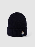 韓國直送 WHO.A.U -  Steve Essential Beanie (NAVY)