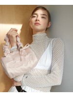 韓國CARLYN -  Tia Bag Mini Size 圓柱形新袋款 (PINK)｜韓星愛用小眾品牌