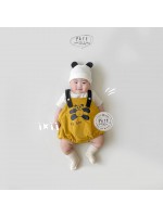 IKII S/S 2022♡嬰兒童裝上衣 Dancing Panda Overalls