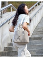 ithinkso-STRING SLING BAG (Beige Gray)스트링 슬링 백♡韓國女裝袋