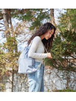 ithinkso-STRING SLING BAG (Fog Blue)스트링 슬링 백♡韓國女裝袋