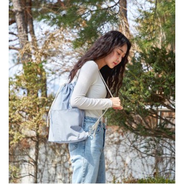 ithinkso-STRING SLING BAG (Fog Blue)스트링 슬링 백♡韓國女裝袋