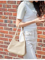 ithinkso-HOBO NEAT BAG (Beige) 호보 니트백♡韓國女裝袋