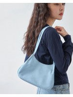 ithinkso-HOBO NEAT BAG (Ice Blue) 호보 니트백♡韓國女裝袋