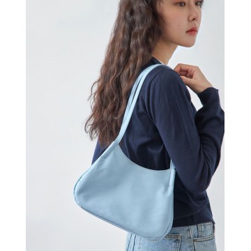 ithinkso-HOBO NEAT BAG (Ice Blue) 호보 니트백♡韓國女裝袋