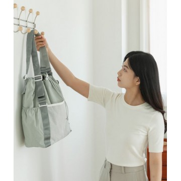 ithinkso-STRING SHOULDER & TOTE (Blue Gray) 스트링 숄더 & 토트♡韓國女裝袋