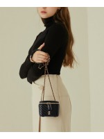 韓國 J.ESTINA - JOELLE QUILTING MICRO CROSS BK