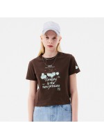 韓國KIRSH -  CHERRY TOMBOY GRAPHIC T-SHIRT [BROWN]