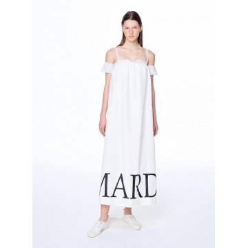 韓國MARDI MERCREDI - MAXI DRESS MARDI NOUVEAU_WHITE BLACK