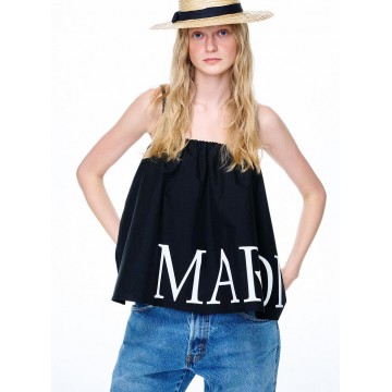 韓國MARDI MERCREDI - VOLUME TOP SCRUNCH STRAP_BLACK WHITE