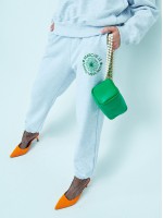 韓國MARDI MERCREDI - SWEAT PANTS MARCHE EMBLEM (HEATHER GREEN)