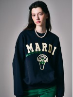 韓國MARDI MERCREDI - SWEATSHIRT BROCCOLI (NAVY)