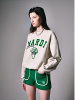 韓國MARDI MERCREDI - SWEATSHIRT BROCCOLI (OATMEAL)