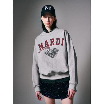 韓國MARDI MERCREDI - SWEATSHIRT DIAMANT (GREY)