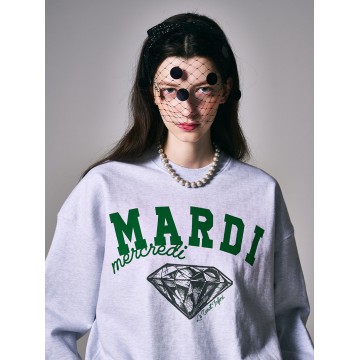韓國MARDI MERCREDI - SWEATSHIRT DIAMANT (HEATHER)