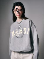 韓國MARDI MERCREDI - SWEATSHIRT RING WITH ROCK (GREY)