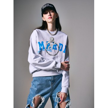 韓國MARDI MERCREDI - SWEATSHIRT RING WITH ROCK (HEATHER)