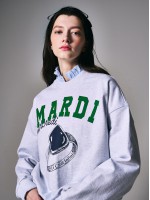 韓國MARDI MERCREDI - SWEATSHIRT VINTAGE RING (HEATHER)