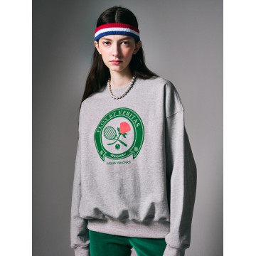 韓國MARDI MERCREDI - SWEATSHIRT MARDI TENNIS (GREY)