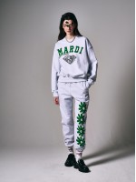 韓國MARDI MERCREDI - SWEAT PANTS EMOJI (HEATHER GREEN)