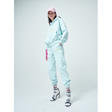 韓國MARDI MERCREDI - SWEAT PANTS MARCHE EMBLEM (SKY CREAM)