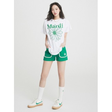 韓國MARDI MERCREDI - WAFFLE SHORTS (GREEN WHITE)