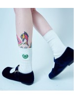 韓國MARDI MERCREDI - SOCKS MRD LOGO (WHITE GREEN)