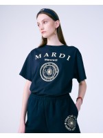 韓國MARDI MERCREDI - TSHIRT UNIV (NAVY CREAM)