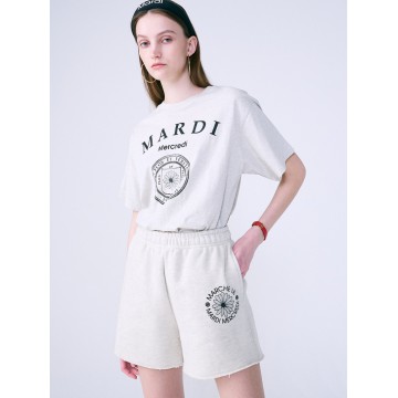 韓國MARDI MERCREDI - TSHIRT UNIV (OATMEAL BLACK)