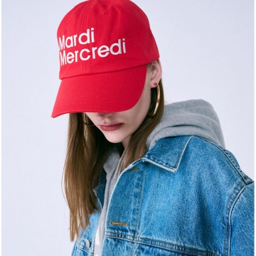韓國MARDI MERCREDI - CAP MARDI NOUVEAU (RED WHITE)