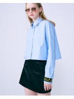 韓國MARDI MERCREDI - CROPPED SHIRT EMOJI (SKY BLUE)
