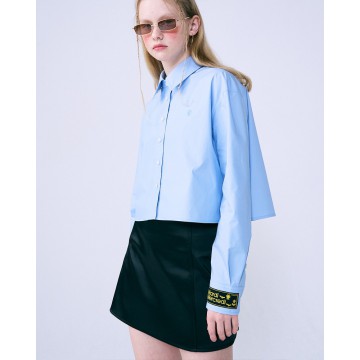 韓國MARDI MERCREDI - CROPPED SHIRT EMOJI (SKY BLUE)