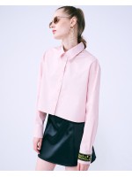韓國MARDI MERCREDI - CROPPED SHIRT EMOJI (PINK HOTPINK)