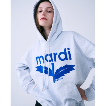 韓國MARDI MERCREDI - HOODY BLOOMMARDI FLOCKING (HEATHER BLUE)