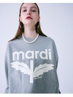 韓國MARDI MERCREDI - SWEATSHIRT BLOOMMARDI (GREY IVORY)