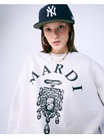 韓國MARDI MERCREDI - SWEATSHIRT BIJOU (OATMEAL BLACK)