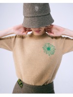 韓國MARDI MERCREDI - RACCOON BLENDED TOP SHORT SLEEVE (BEIGE GREEN)