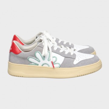 韓國MARDI MERCREDI - PUR_LEATHER_SNEAKERS (RED)