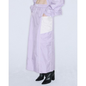 韓國MARDI MERCREDI - MAXI TRACK SUIT SKIRT (LAVENDER)