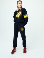 韓國MARDI MERCREDI - SWEAT PANTS MARCHE EMBLEM (BLACK YELLOW)