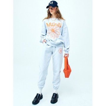 韓國MARDI MERCREDI - SWEAT PANTS MARCHE EMBLEM (EATHER ORANGE)