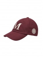 韓國MARDI MERCREDI - CAP M (BURGUNDY WHITE)