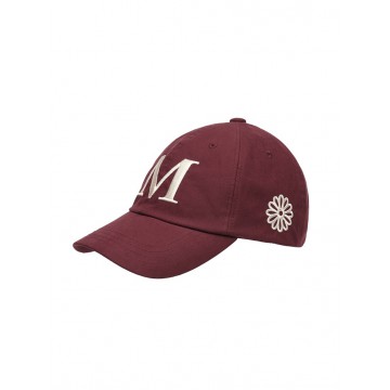 韓國MARDI MERCREDI - CAP M (BURGUNDY WHITE)