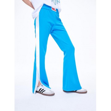 韓國MARDI MERCREDI - TRACK FLARE PANTS (BLUE)